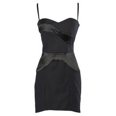 Black bi-material dress Dolce & Gabbana