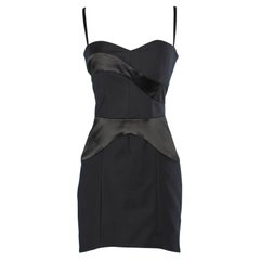 Black bi-material dress Dolce & Gabbana 