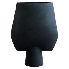 Black Big Sphere Vase Square by 101 Copenhagen