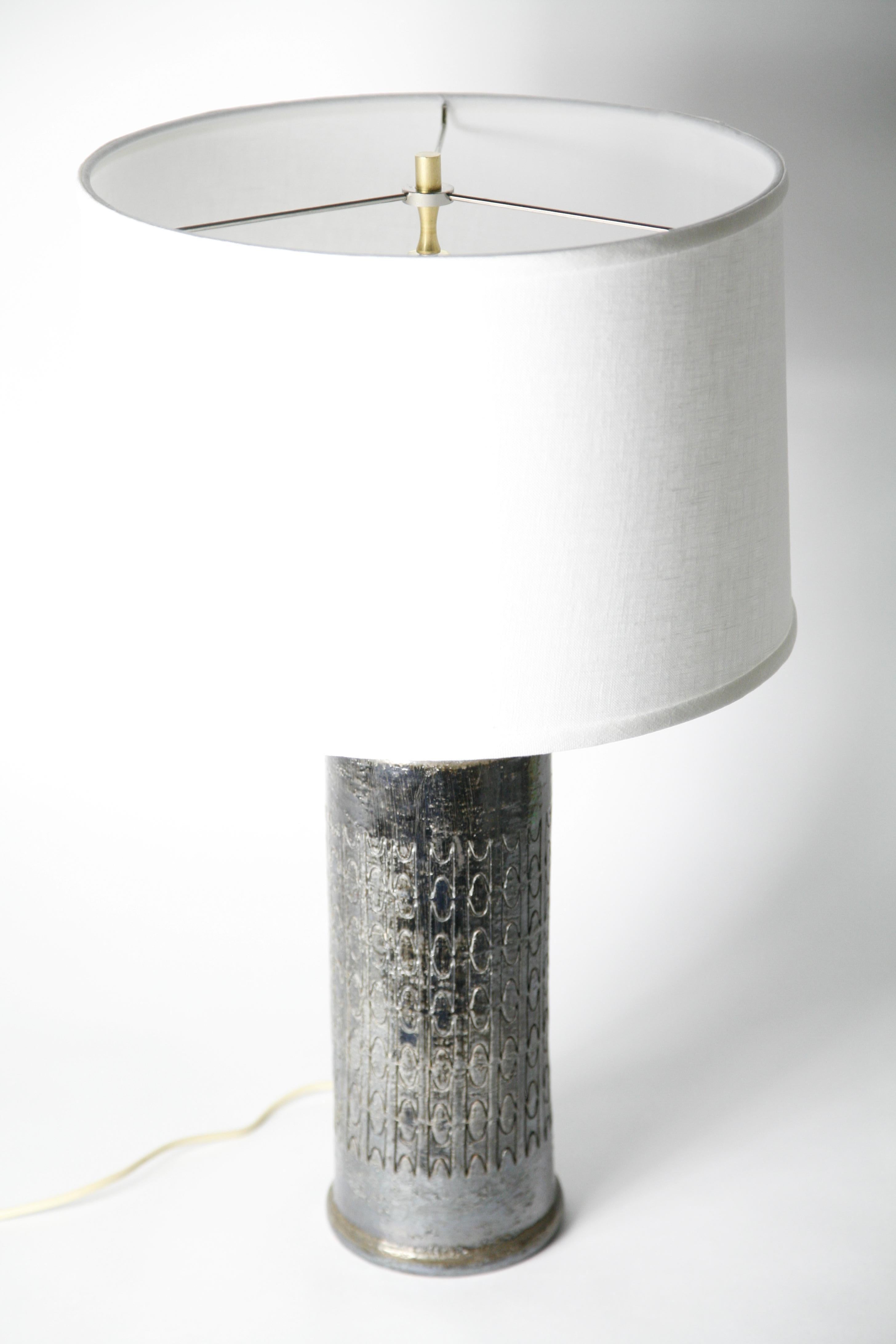 Black Bitossi Lamp, Italy, 1960 In Good Condition For Sale In Bronx, NY