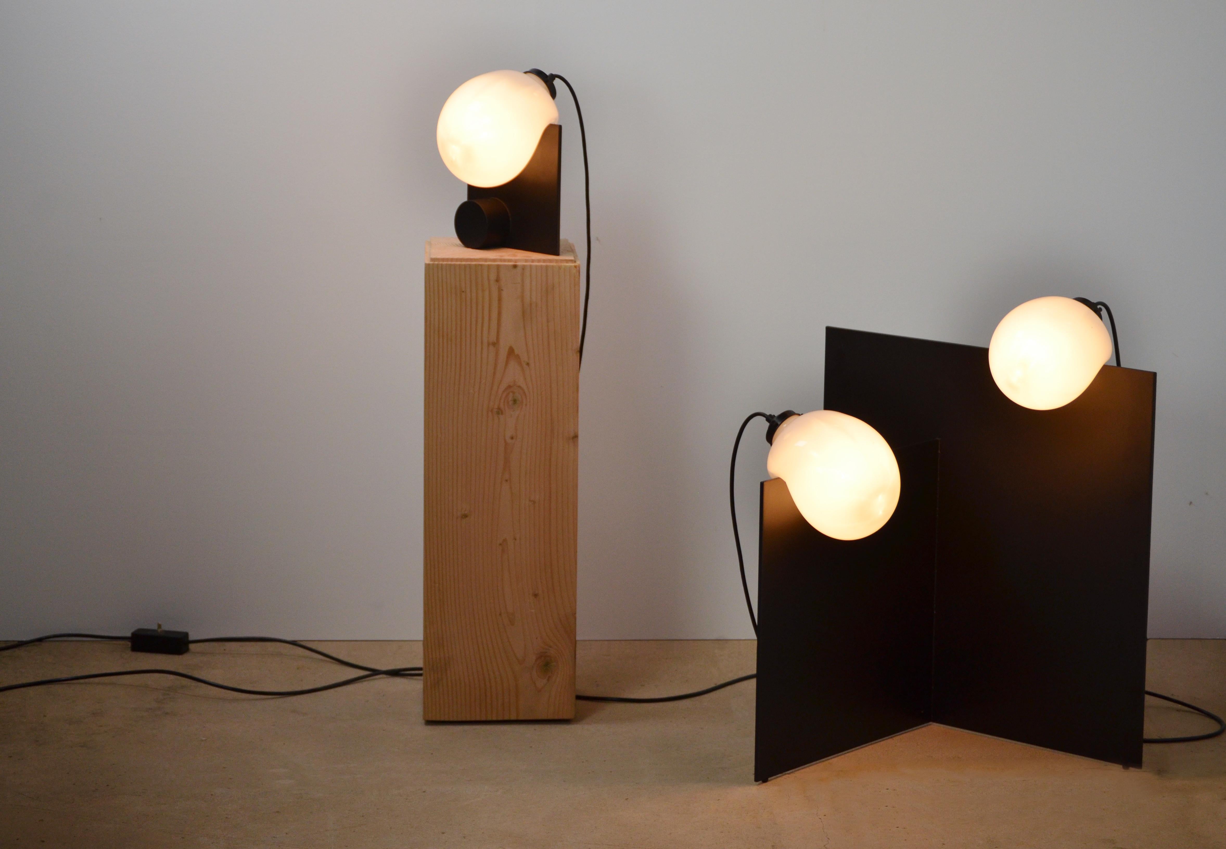 Black Bloop Table Lamp by Nick Pourfard In New Condition For Sale In Geneve, CH