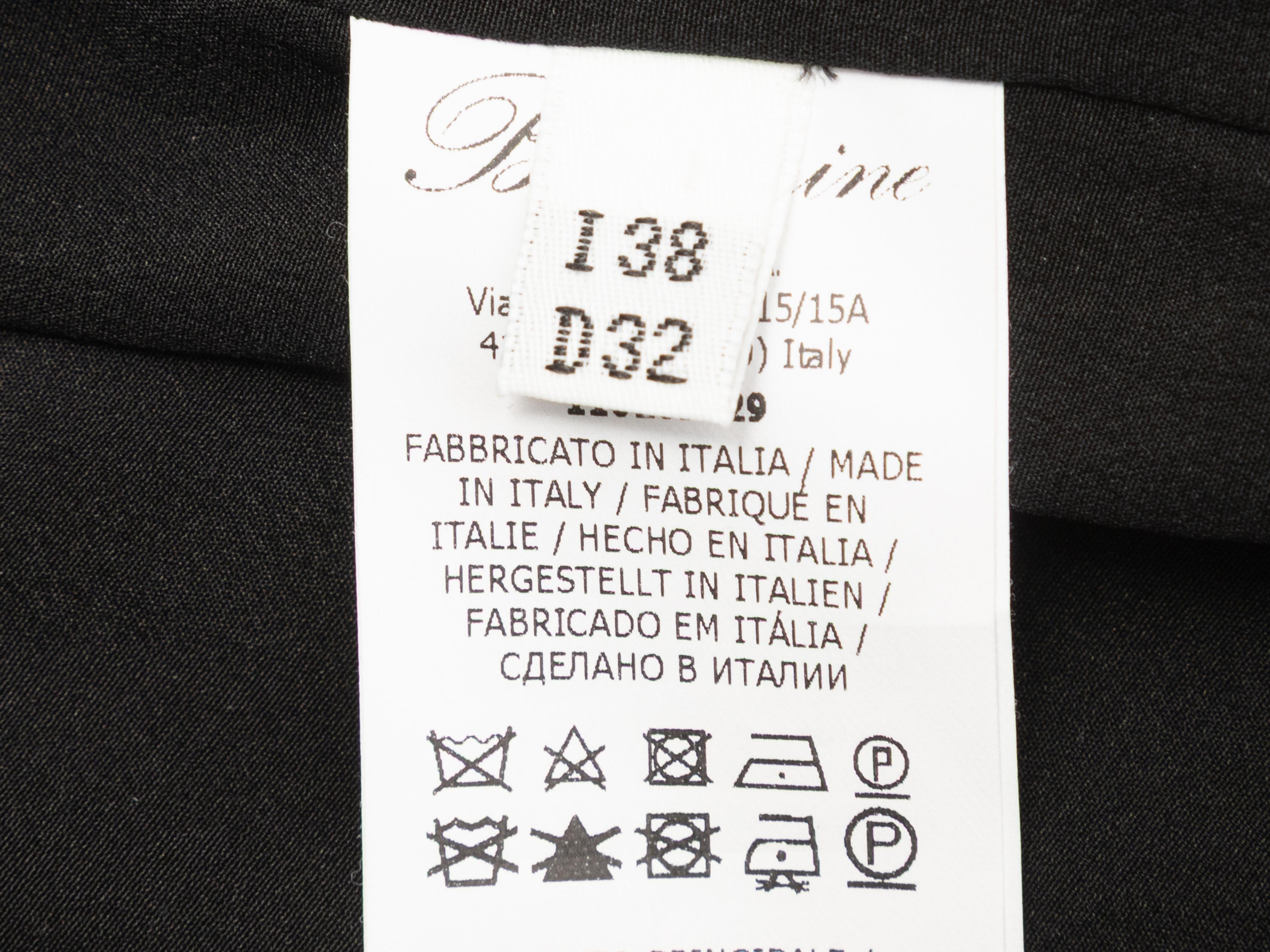 Gonna a tubino nera impreziosita da Blumarine Taglia IT 38 in vendita 2