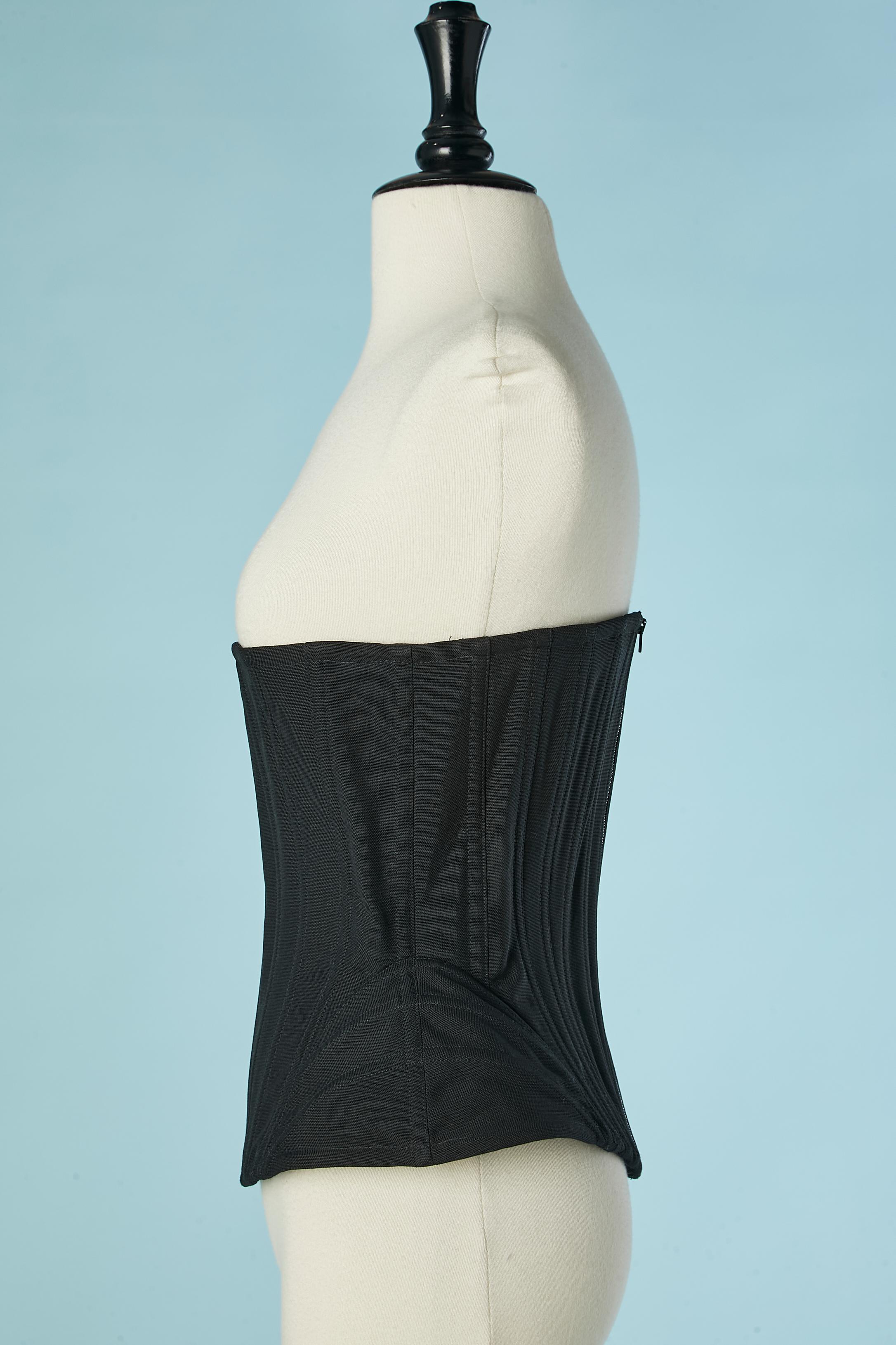 Schwarzes Büstenhalter-Bustier CHRISTIAN DIOR im Zustand „Neu“ im Angebot in Saint-Ouen-Sur-Seine, FR