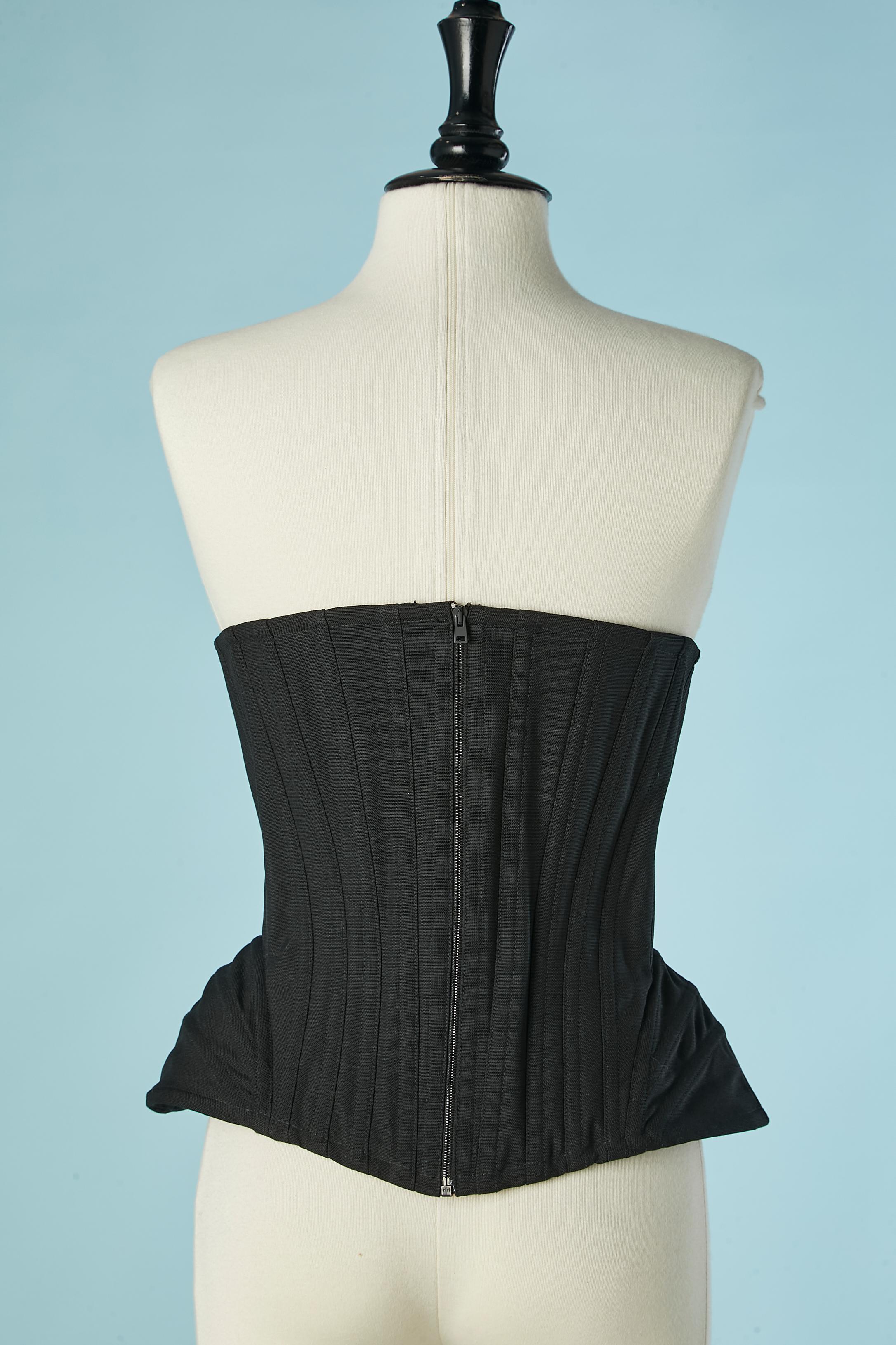 Schwarzes Büstenhalter-Bustier CHRISTIAN DIOR Damen im Angebot