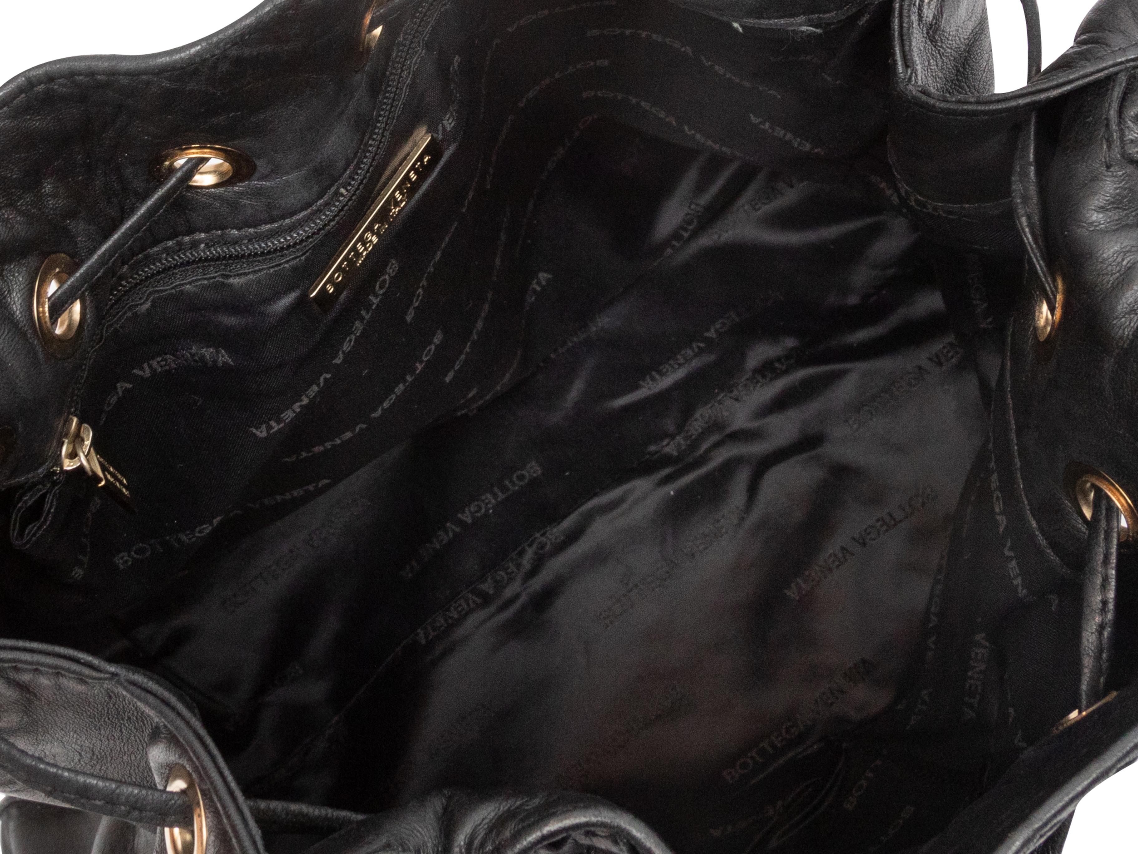 Black Bottega Veneta Intrecciato Shoulder Bag 1