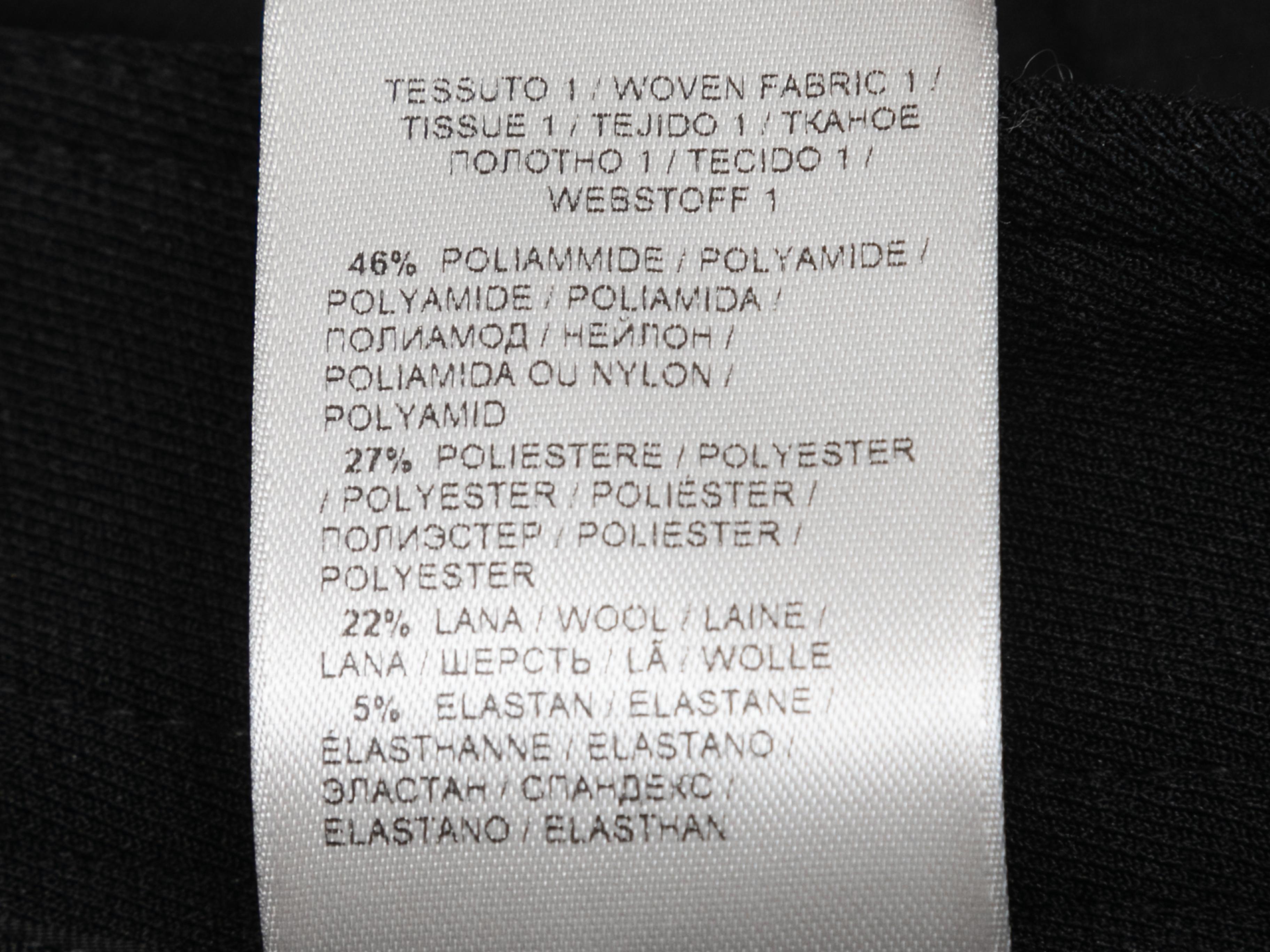 Schwarze Bottega Veneta-Hose mit geradem Riemen in Schwarz Größe EU 44 Damen im Angebot