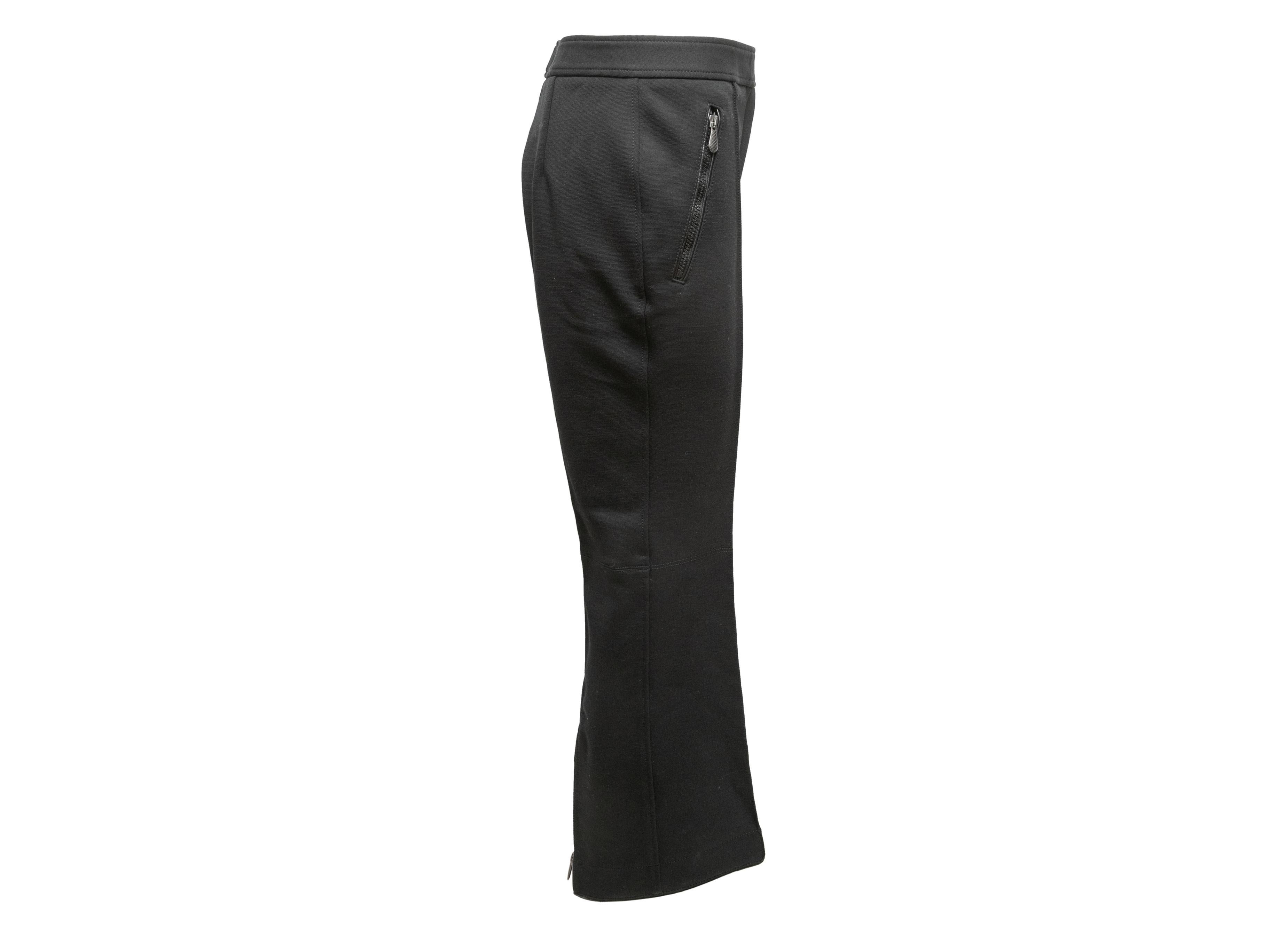 Black Bottega Veneta Straight-Leg Trousers Size EU 44 For Sale 2