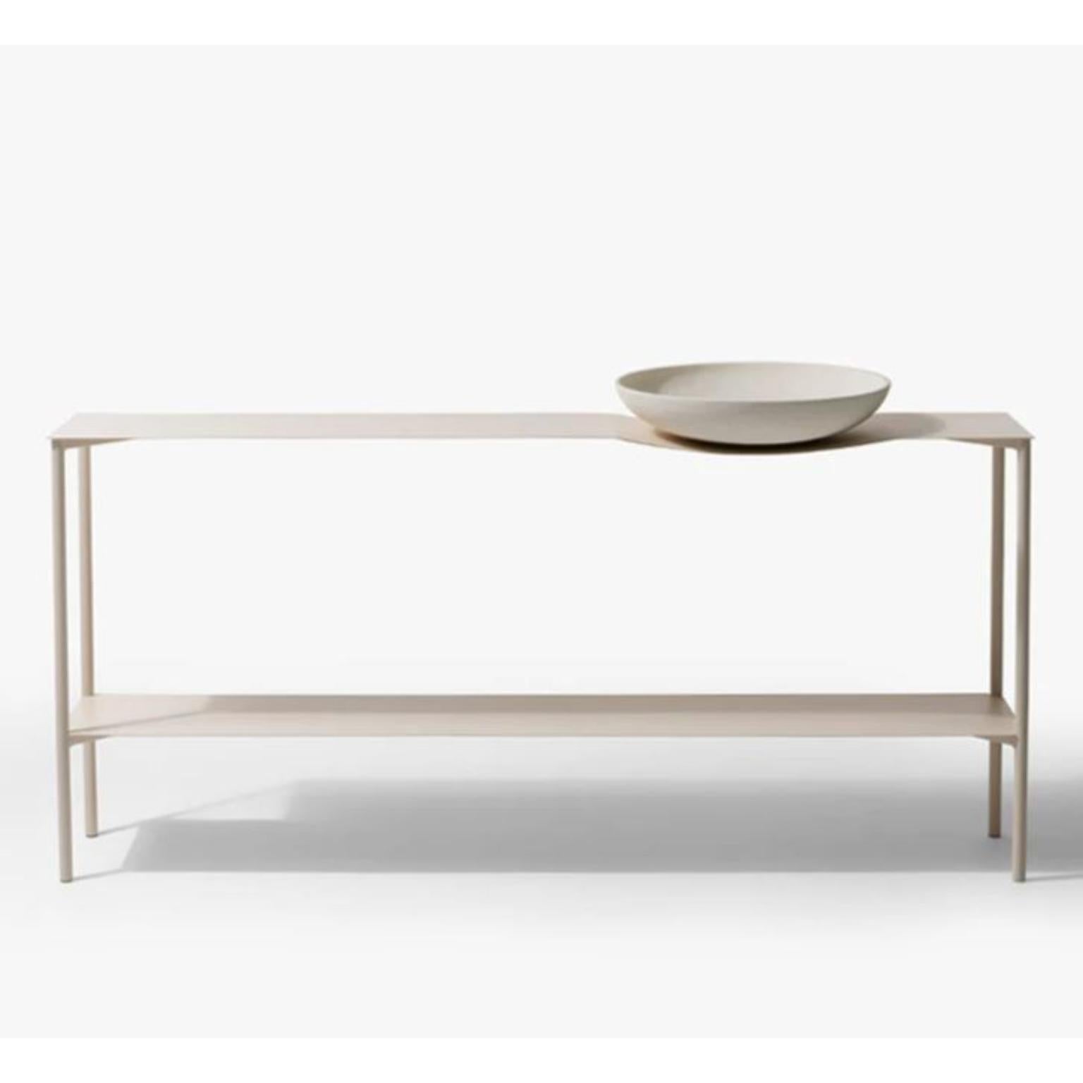 Brazilian Black Bowl Console Table by Wentz For Sale