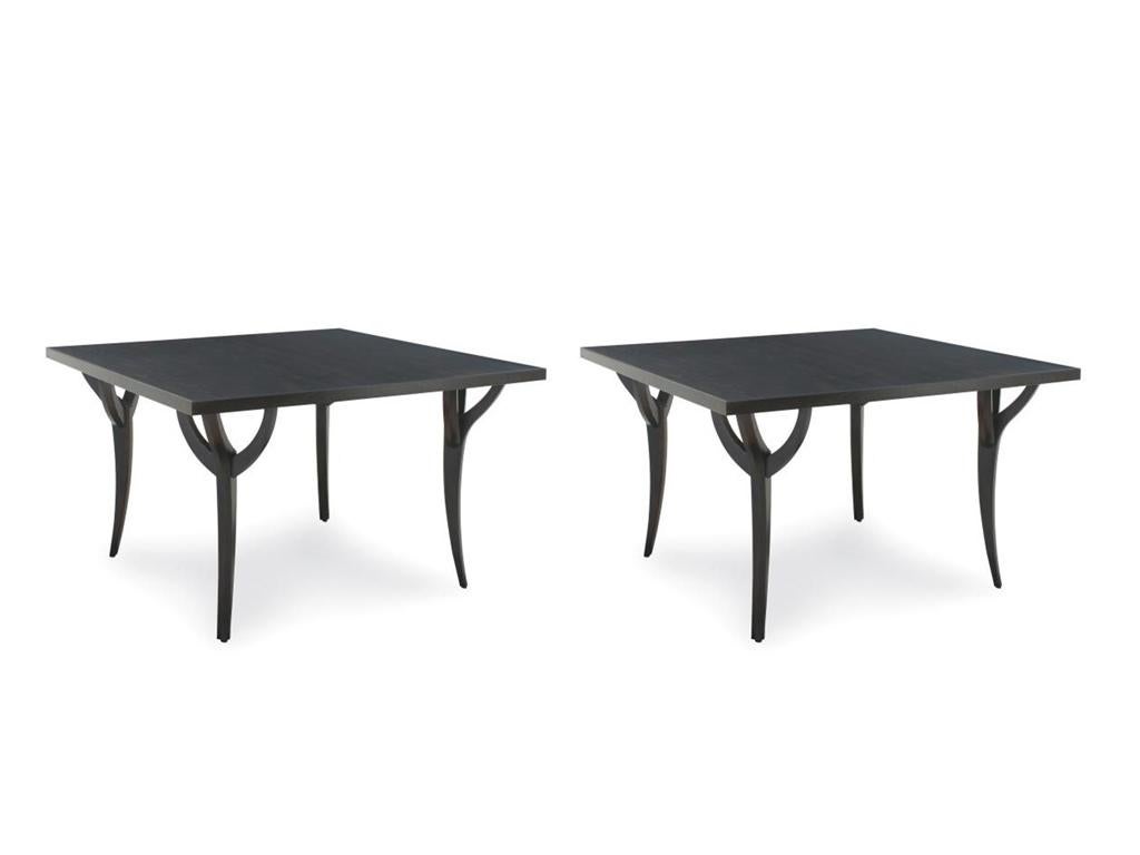 Contemporary Black Branch Table Ash Solids and Veneers Designed by Juan Montoya