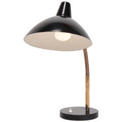 Black Brass Amba Lamp 1950s