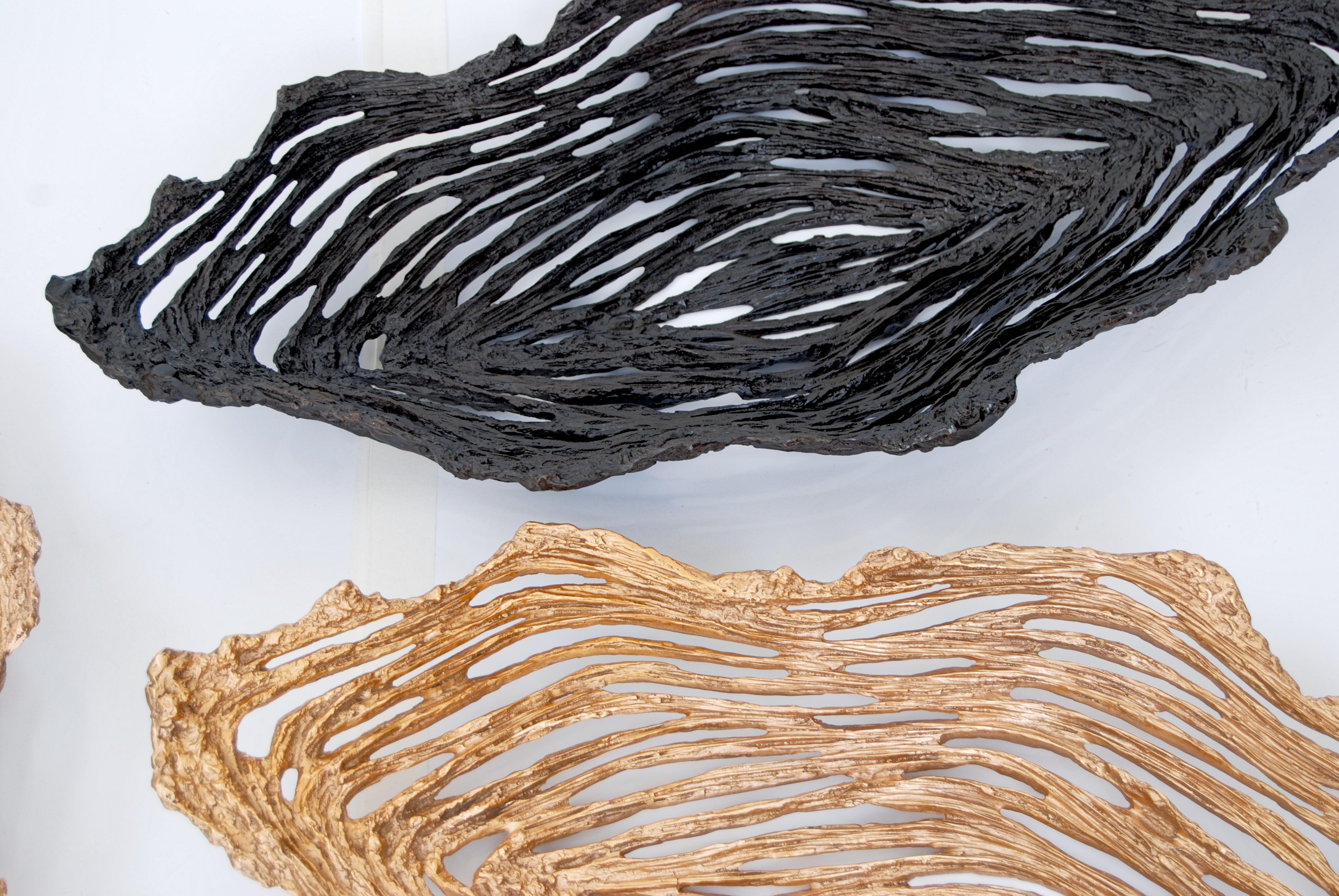 Ciotola Hilda in bronzo nero di Fakasaka Design in vendita 6