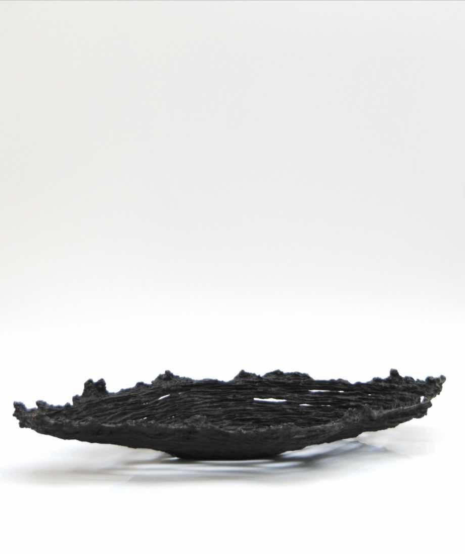 Modern Black Bronze Hilda Bowl by Fakasaka Design For Sale