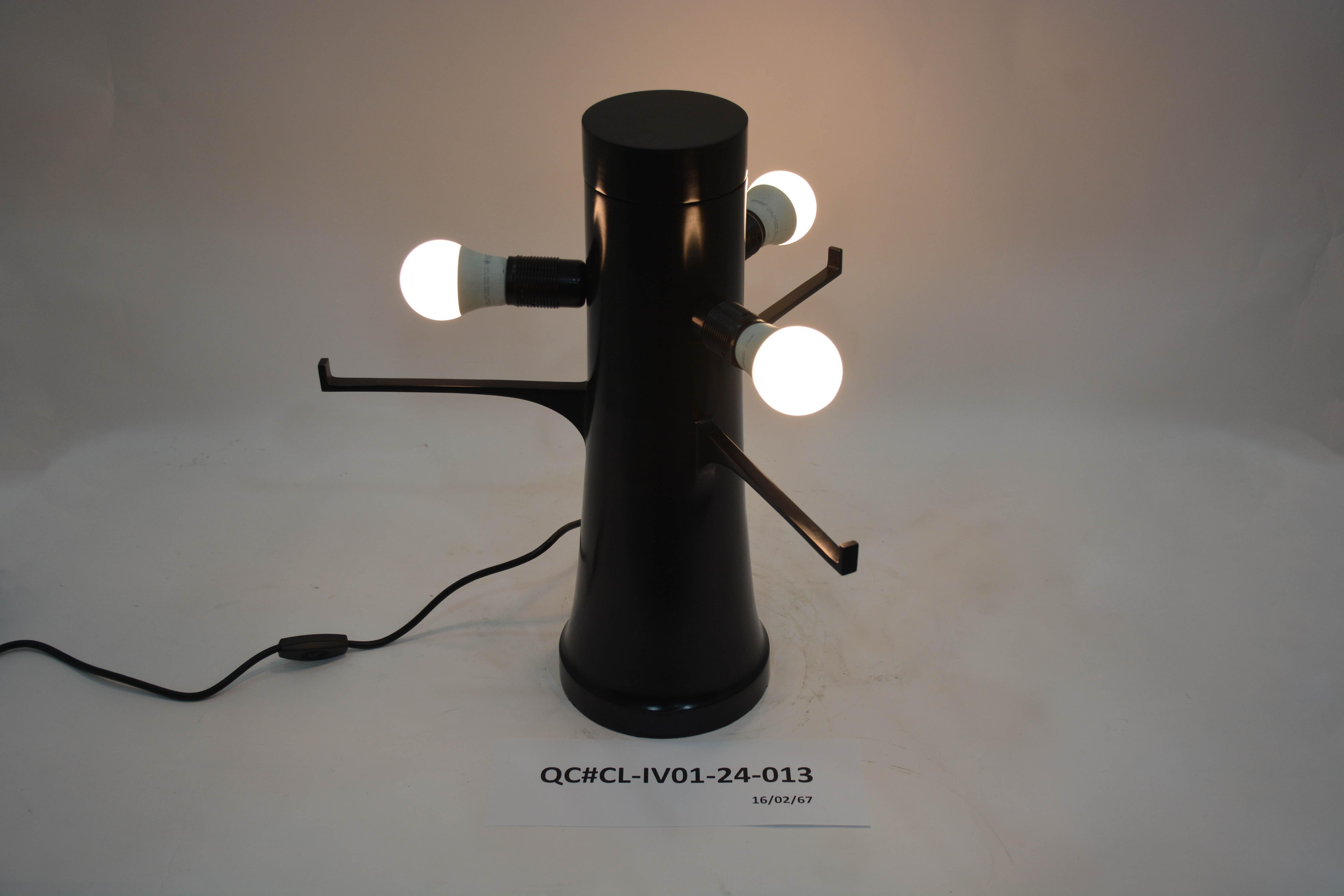 Européen Lampe à poser en bronze noir pour arbre par Elan Atelier (EN STOCK) en vente