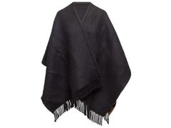 Black & Brown Fendi Wool & Cashmere-Blend Shawl Size O/S