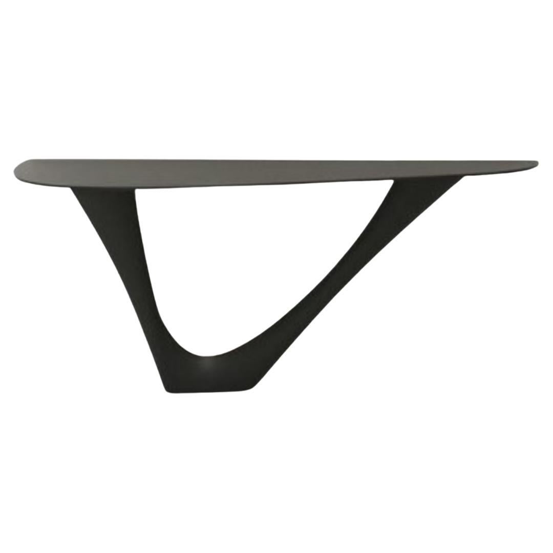 Black Brown G-Console Steel Base with Steel Top Mono by Zieta For Sale