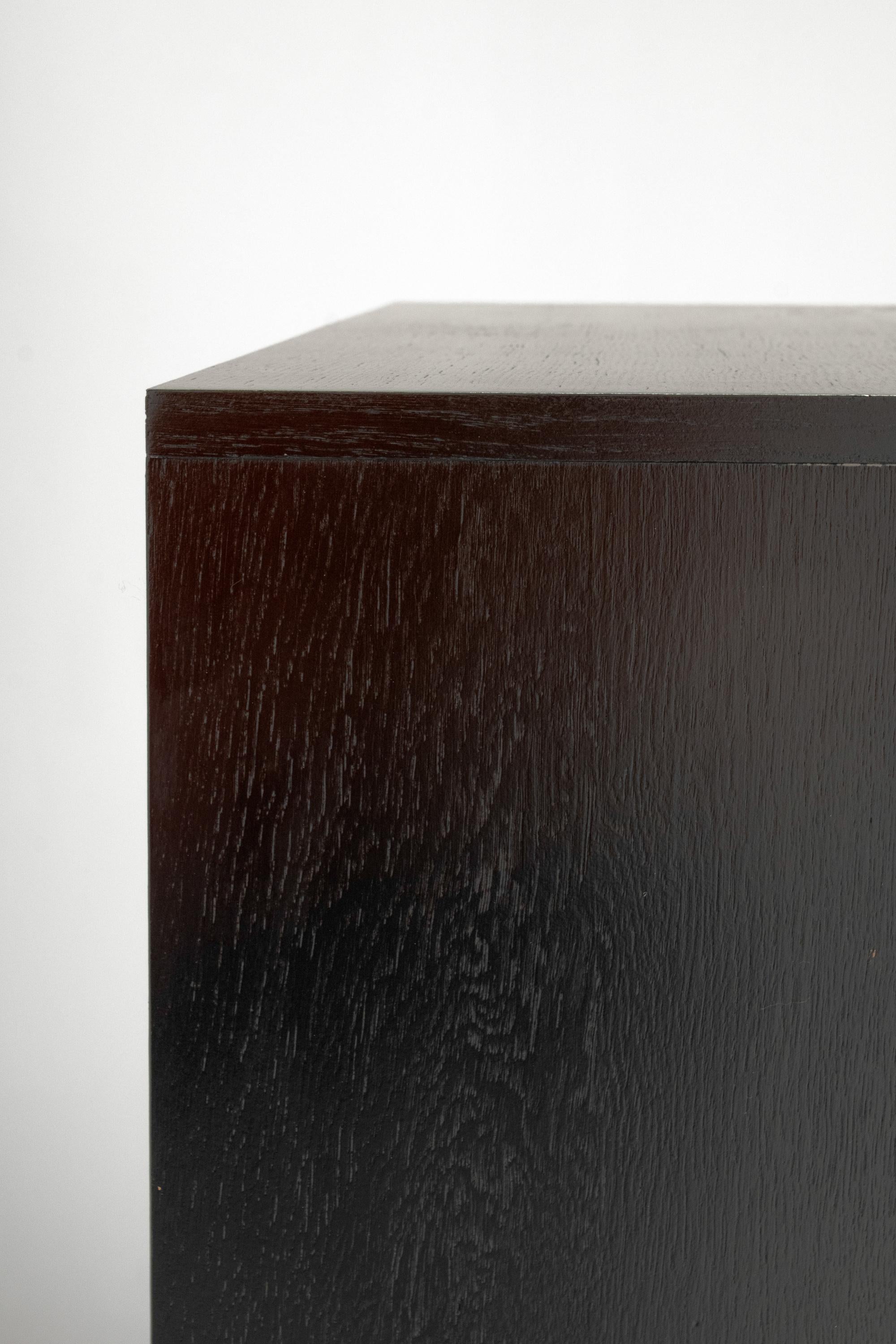 Black Brutalist Bar Cabinet with Graphic Patterned Doors, Belgium 1970s In Good Condition In Aartselaar, BE