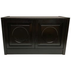 Black Brutalist Cabinet