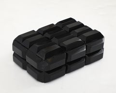 Black Buffalo Horn Keepsake Box
