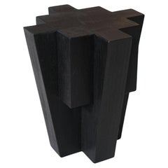 Black Bunker Side Table by Arno Declercq