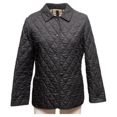 Black Burberry Quilted Jacket Size US XS