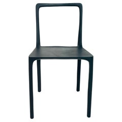 Schwarz gebrannte Eiche "DOT" Stuhl von Cedric Breisacher, Frankreich, 2020