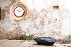 Black Burned zazinga contemporary low table