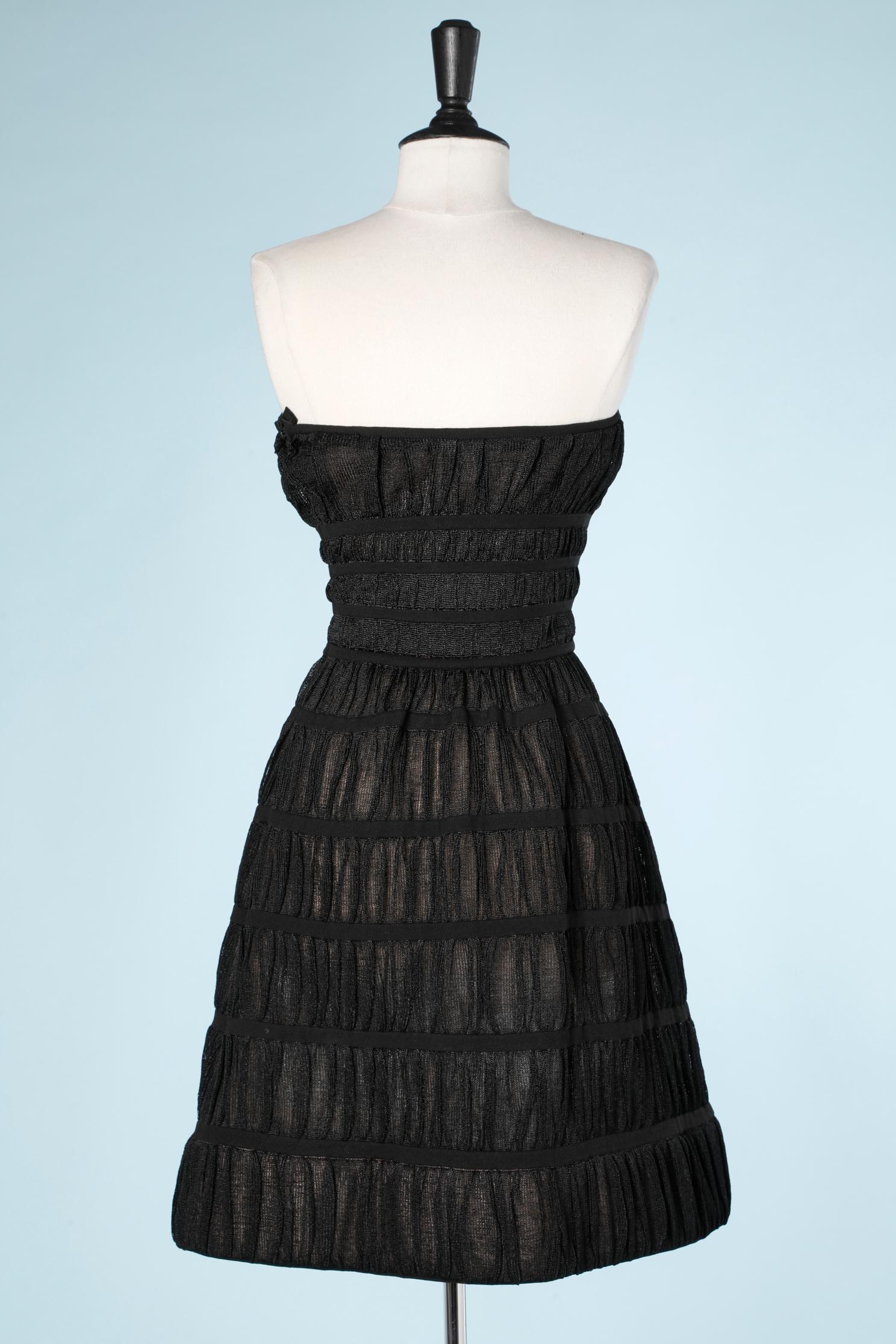 Women's Black bustier dress AlaÏa For Sale