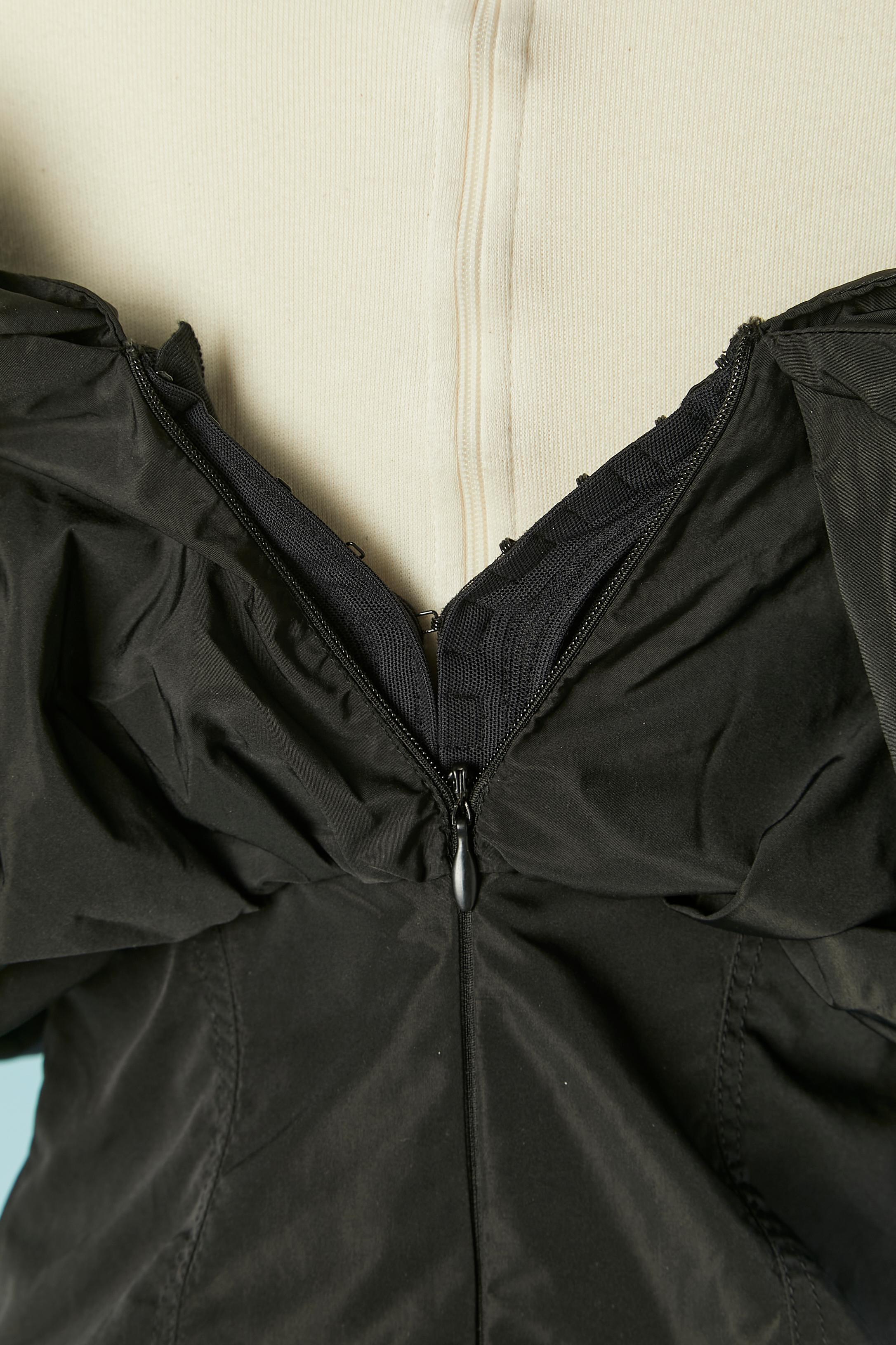 Black bustier with ruffles GIVENCHY For Sale 1