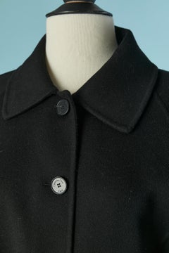 Black cachemire double-face single breasted coat CHRISTIAN DIOR
