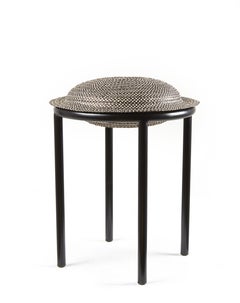 Black Cana Stool by Pauline Deltour