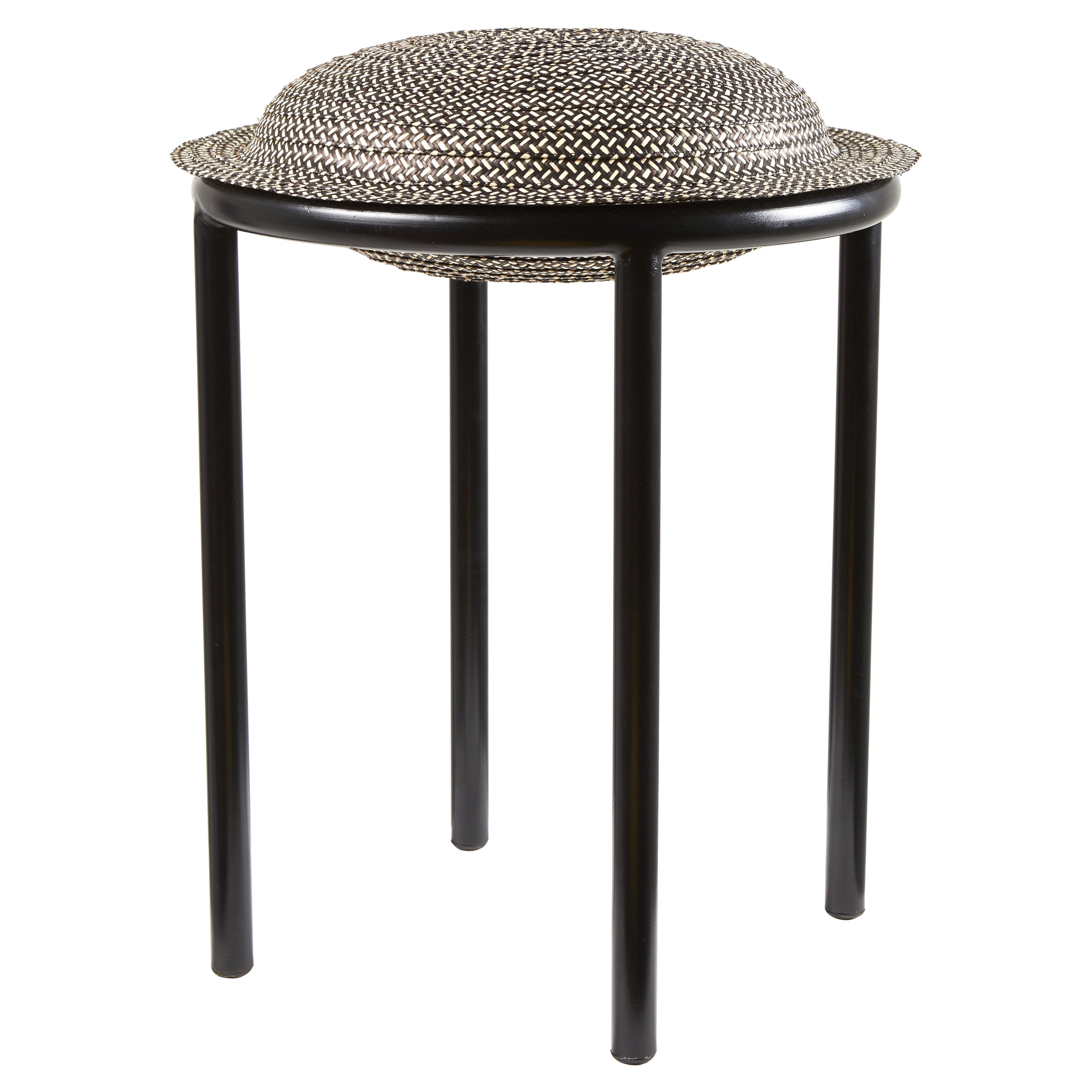 Black Cana Stool by Pauline Deltour For Sale