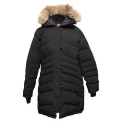 Canada Goose nero con cappuccio bordato di pelliccia Taglia US 2XL Canada Goose nero con cappuccio bordato di pelliccia Taglia US 2XL