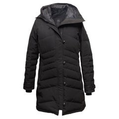 Chaquetón negro con capucha Canada Goose Talla US L