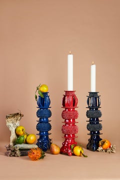 Black Candelholder by Objekti