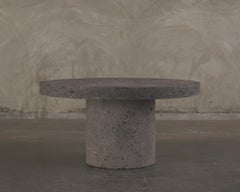 Black Cantera Round Table