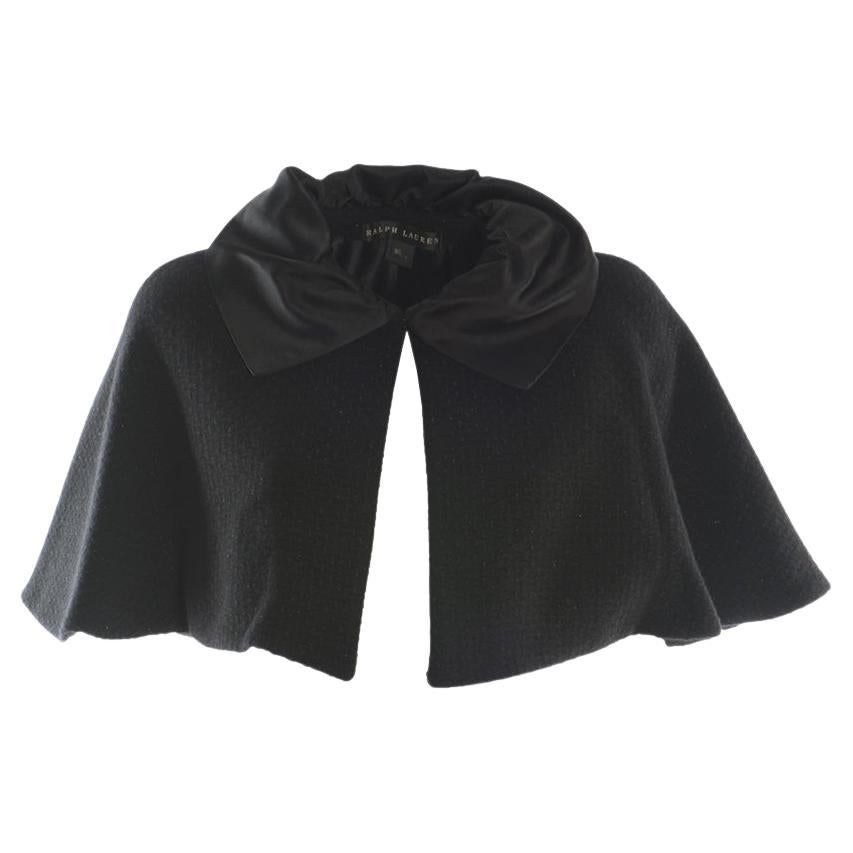 Ralph Lauren Black cape size M For Sale 