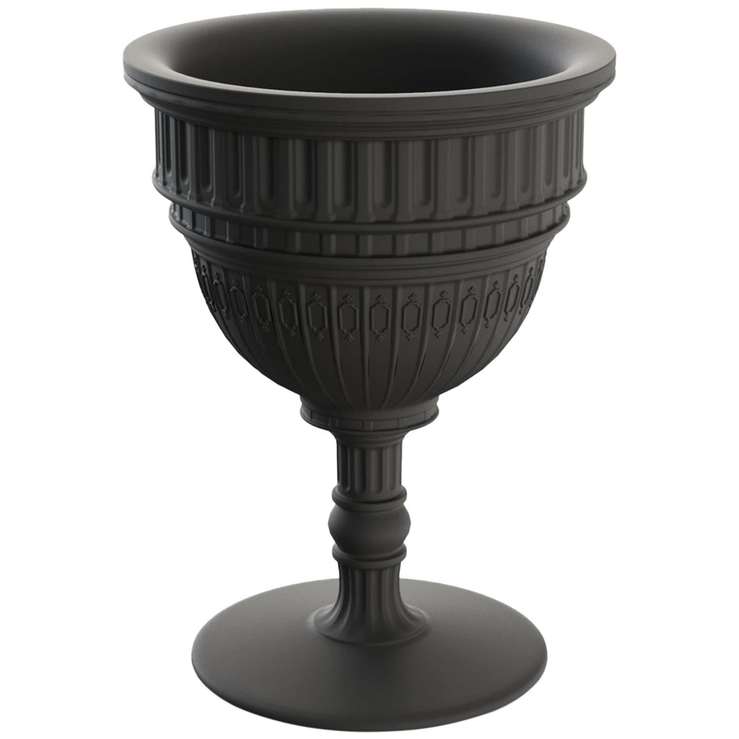 Black Capitol Planter / Champagne Cooler, Designed by Studio Job, Made in Italy For Sale