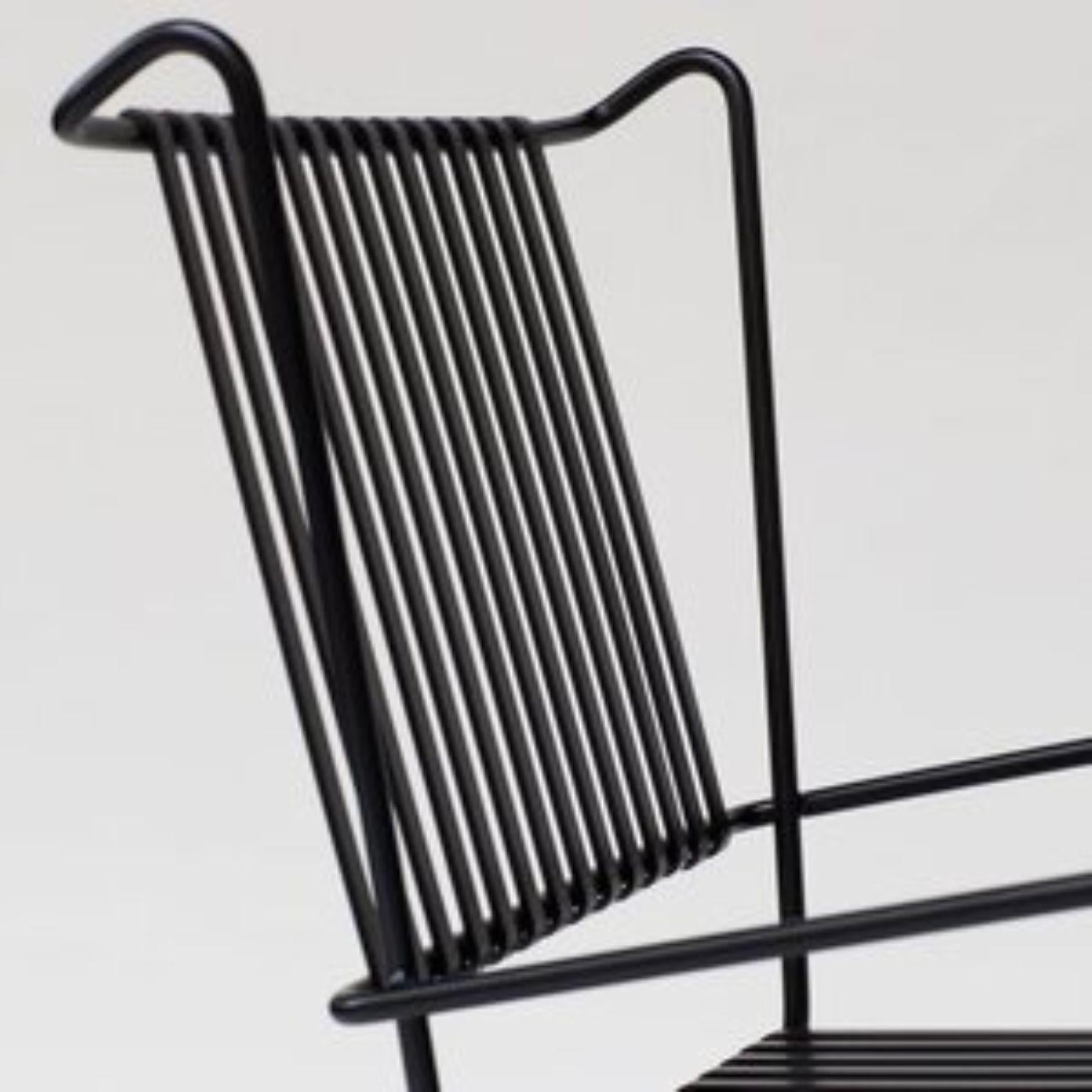Post-Modern Black Capri Chair by Cools Collection For Sale