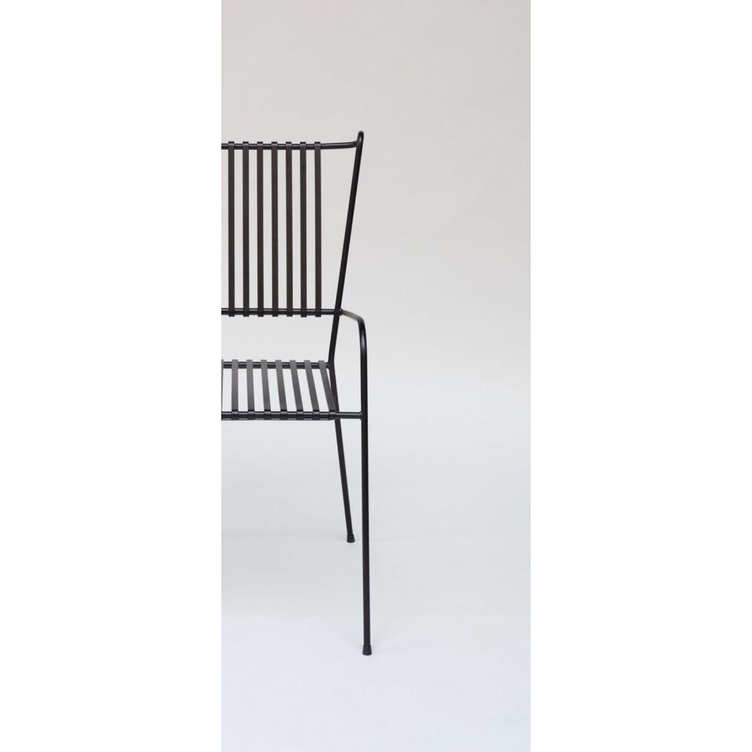 German Black Capri Chair by Cools Collection For Sale