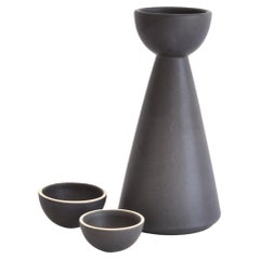 BLACK Carafe Contemporary Inspired by Traditional Jug Pitcher for Mezcal