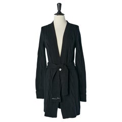 Black cardigan with belt ARMANI JEANS New with tag