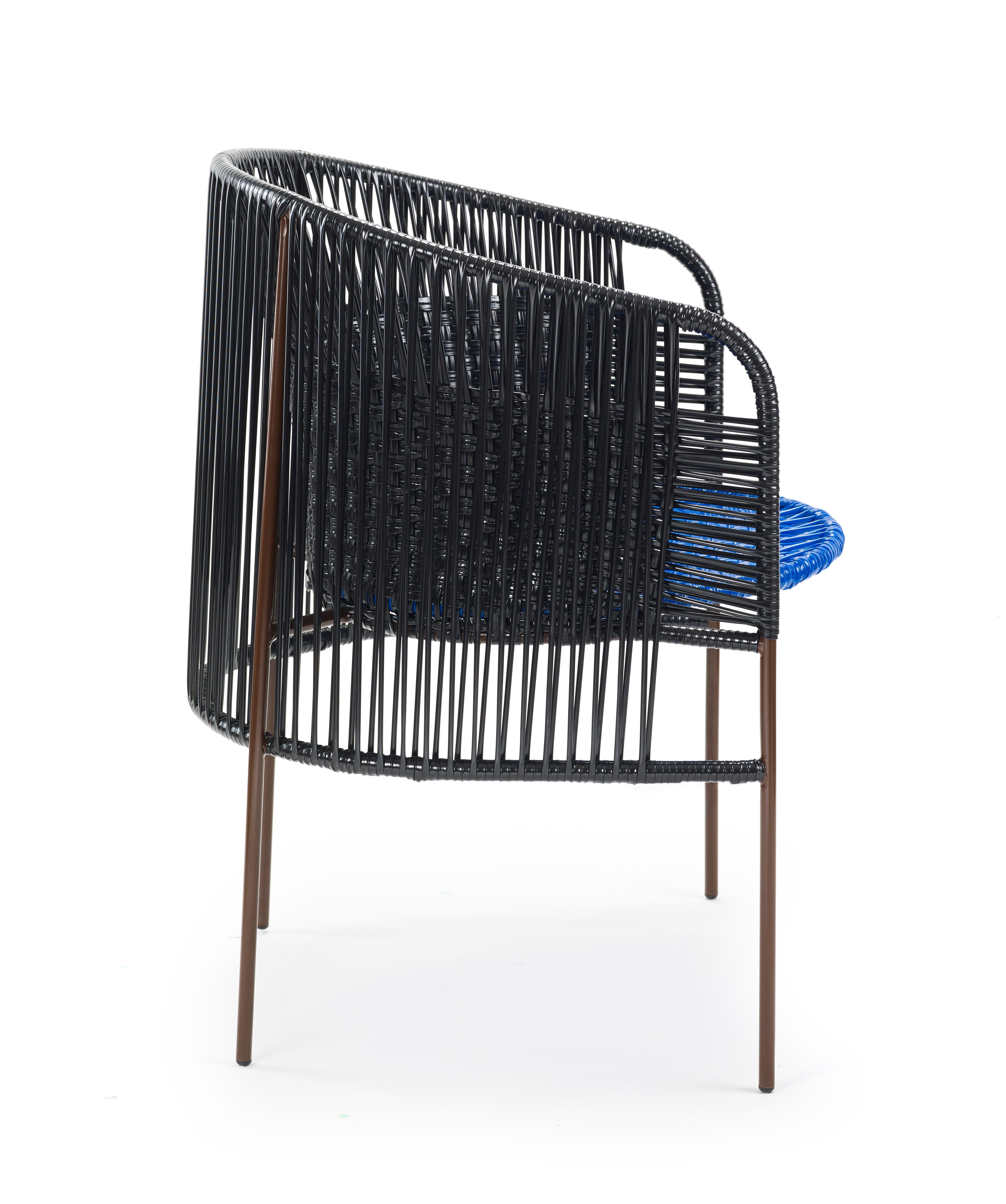 German Black Caribe Dining Chair by Sebastian Herkner