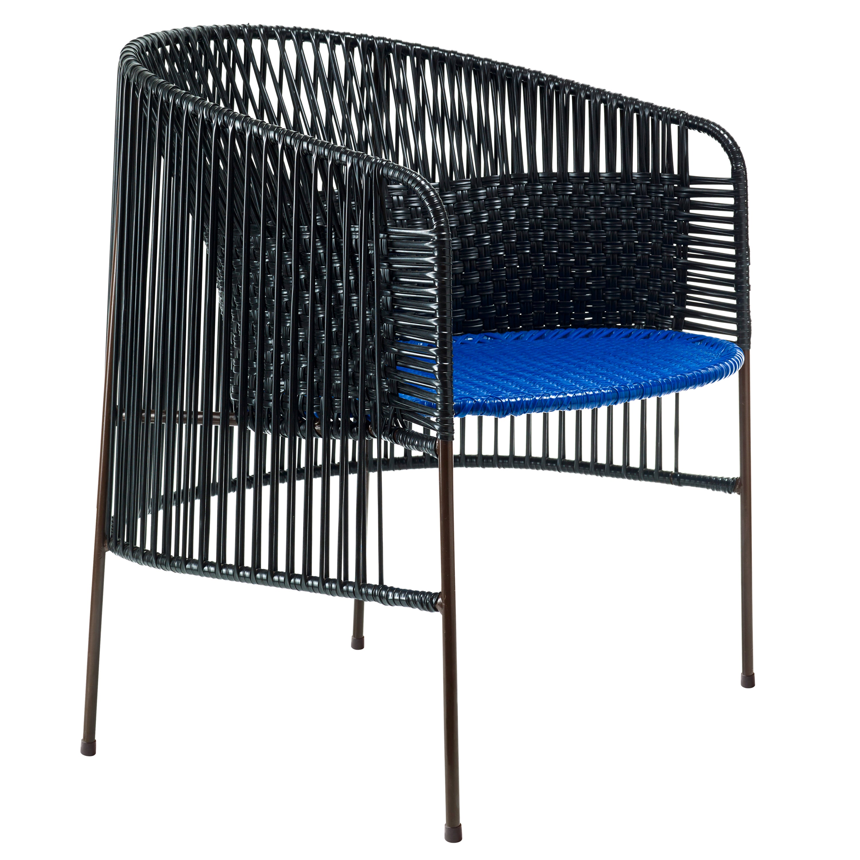 Black Caribe Lounge Chair by Sebastian Herkner For Sale