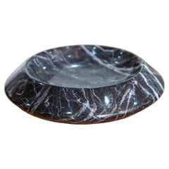 Black Carrara Marble Ashtray or Empty Pockets by Sergio Asti
