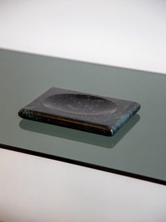 Black Carrara Marble Soap Tray