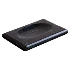 Black Carrara Marble Soap Tray