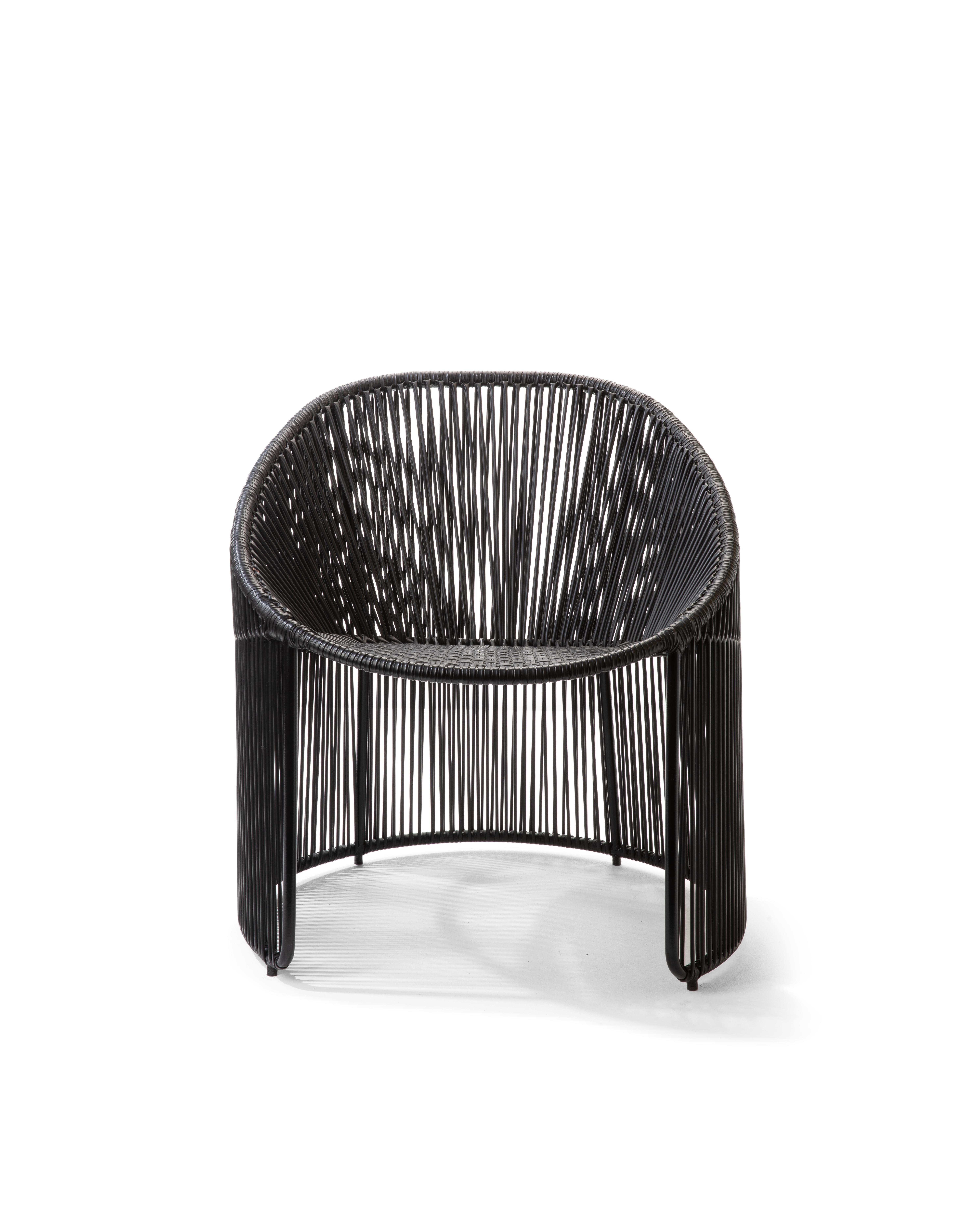 Modern Black Cartagenas Lounge Chair by Sebastian Herkner