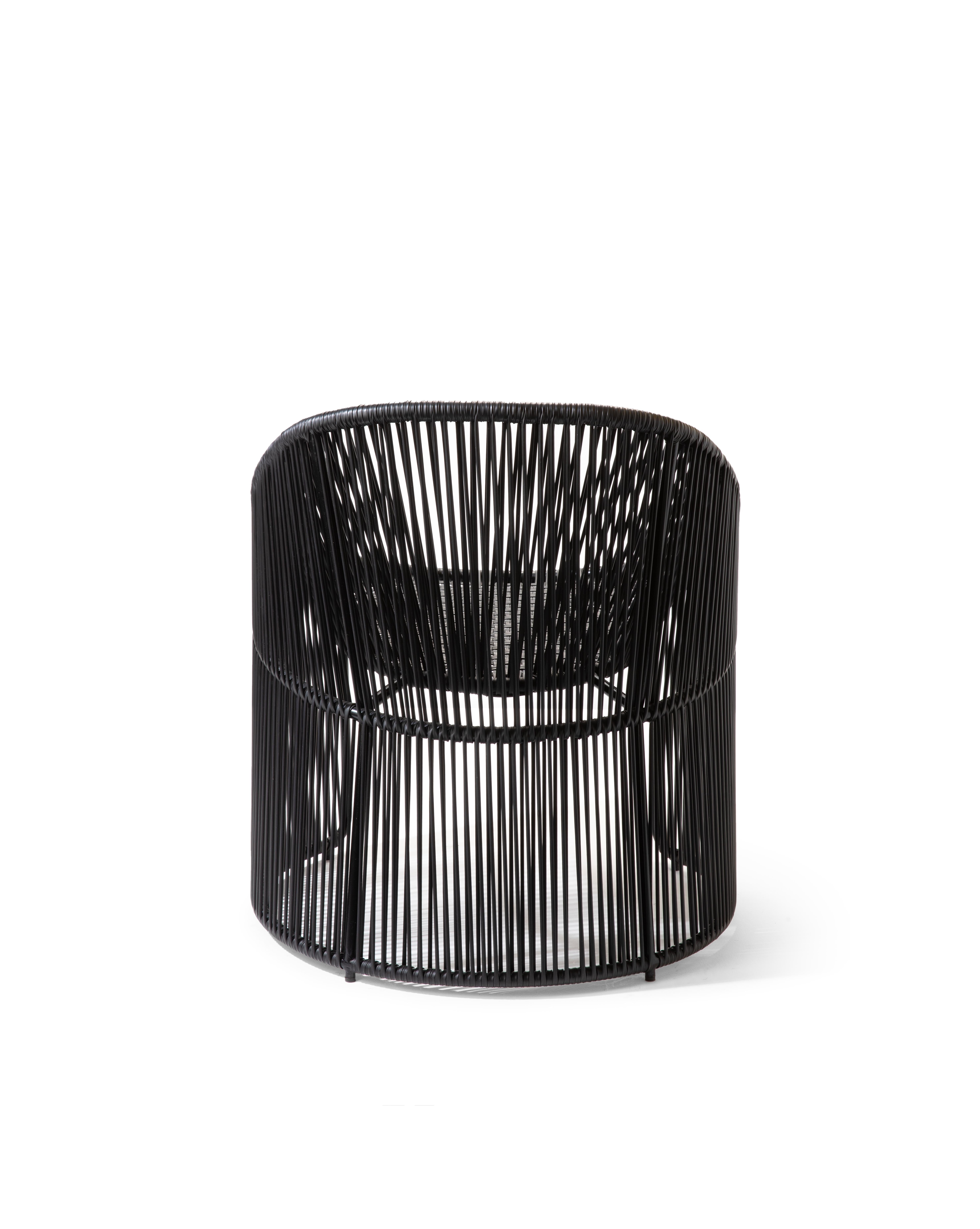 Powder-Coated Black Cartagenas Lounge Chair by Sebastian Herkner For Sale