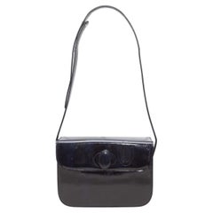 Black Cartier Patent Happy Birthday Collection Shoulder Bag