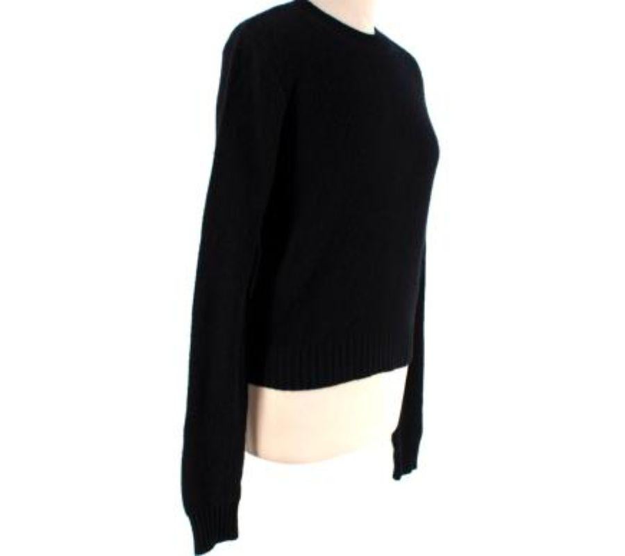 Bottega Veneta Black Cashmere Knit Jumper
 

 - Luxurious cashmere jumper 
 - Fine knit 
 - Ribbed at neckline, waistband and wrist cuffs
 - In the style 